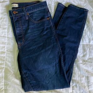 Madewell high rise skinny jean